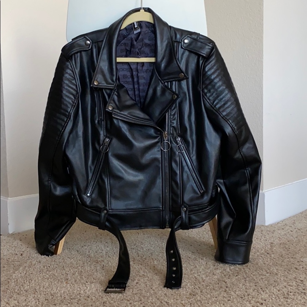 Blackmilk moto motorcycle jacket vegan 20
